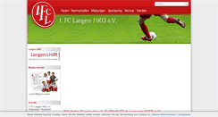 Desktop Screenshot of fc-langen.de